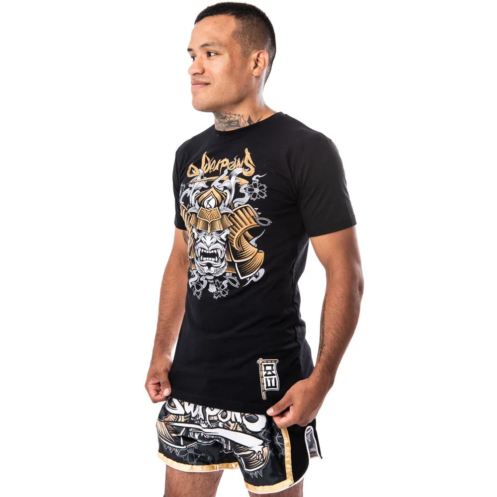 8 WEAPONS Muay Thai T-Shirt, Samurai, black