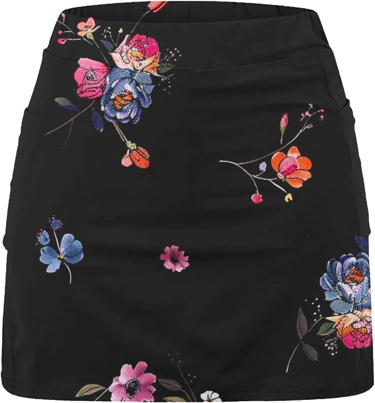 Athletic Skort for Women Summer Boho Floral Print Mini Skirts with Built in Shorts High Waist Workout Shorts