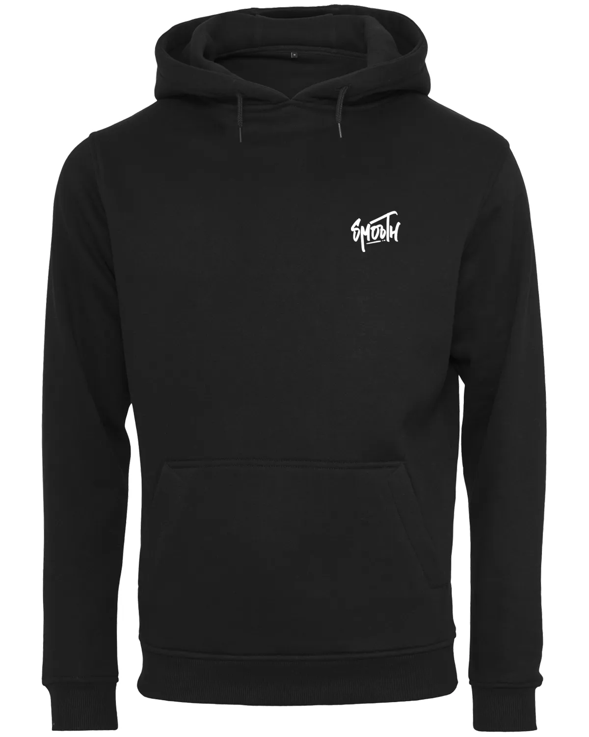 Black Hoodie / Dainty White Front Back Women