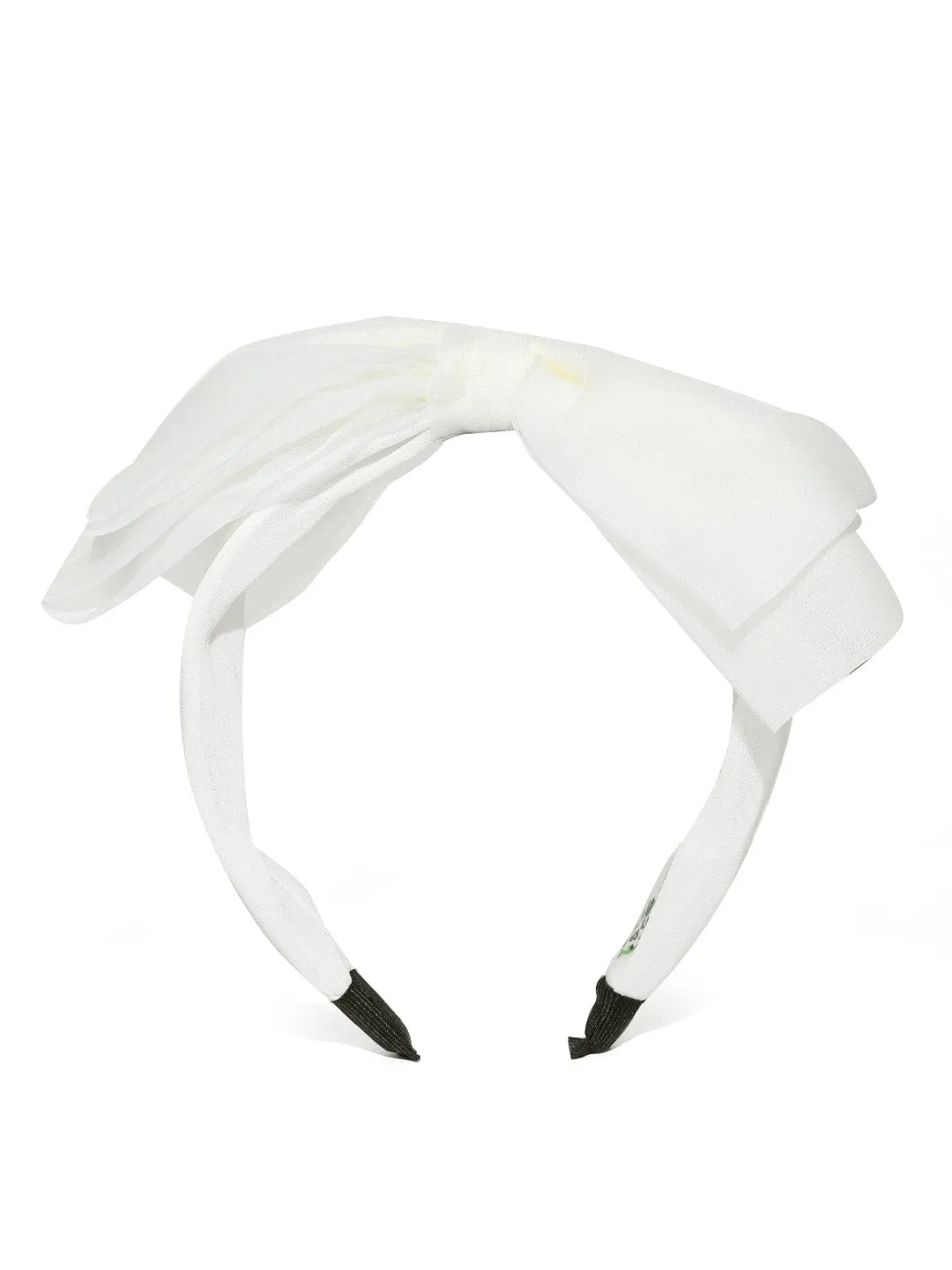 Blueberry Cream net fabric knot hair band