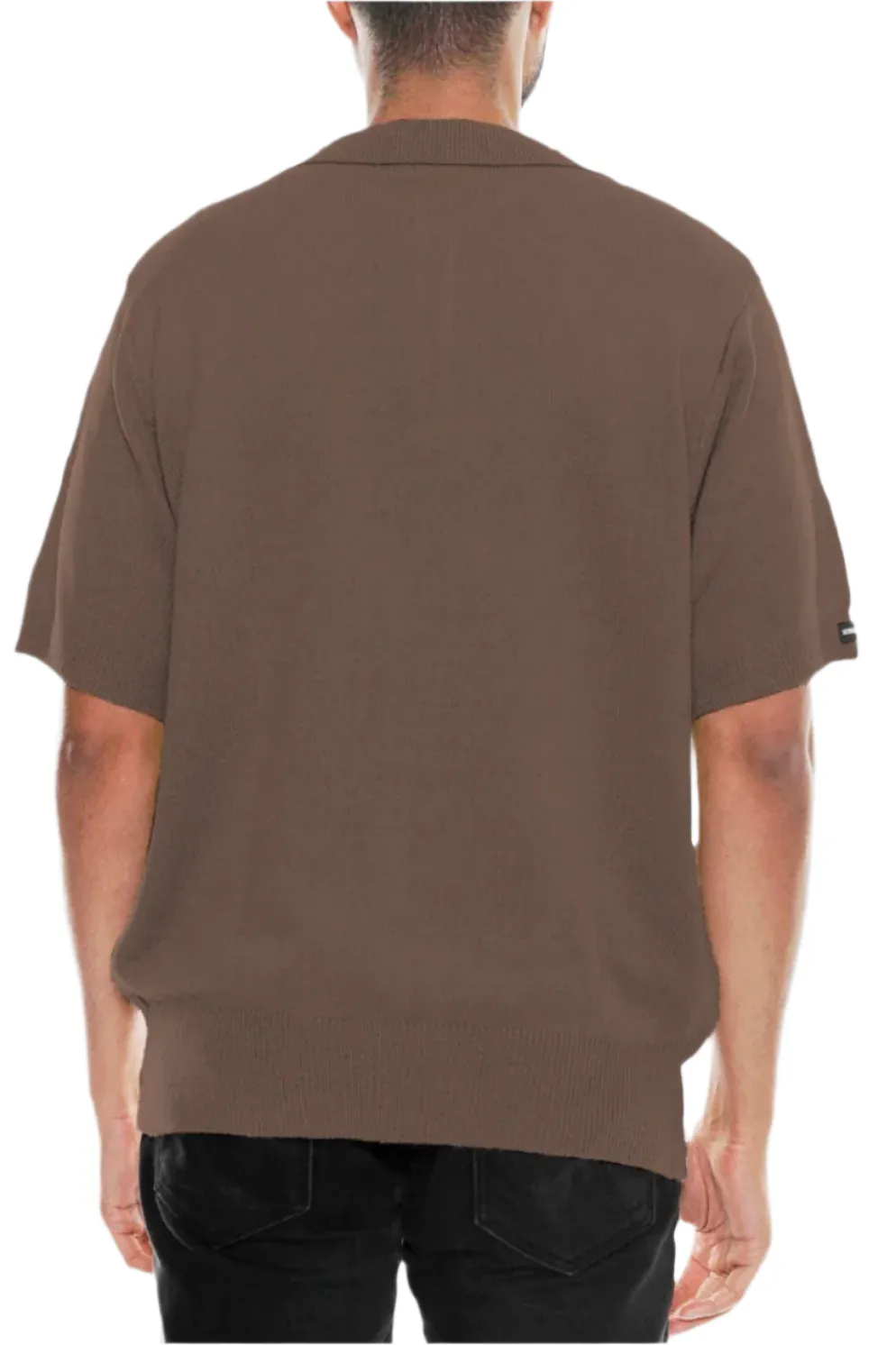 Brown Short Sleeve Polo Shirt