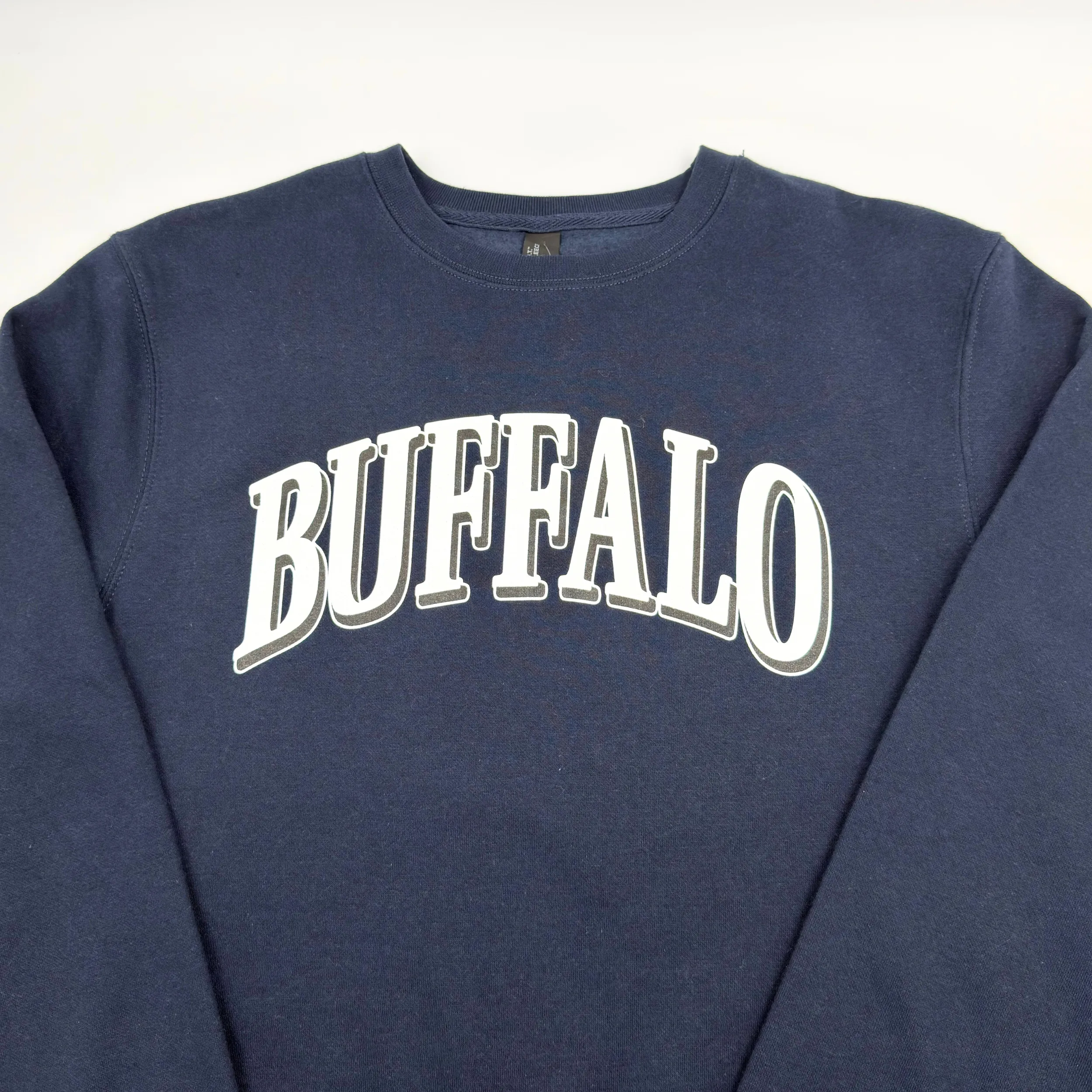 Buffalo Collegiate Style Deep Navy Crewneck