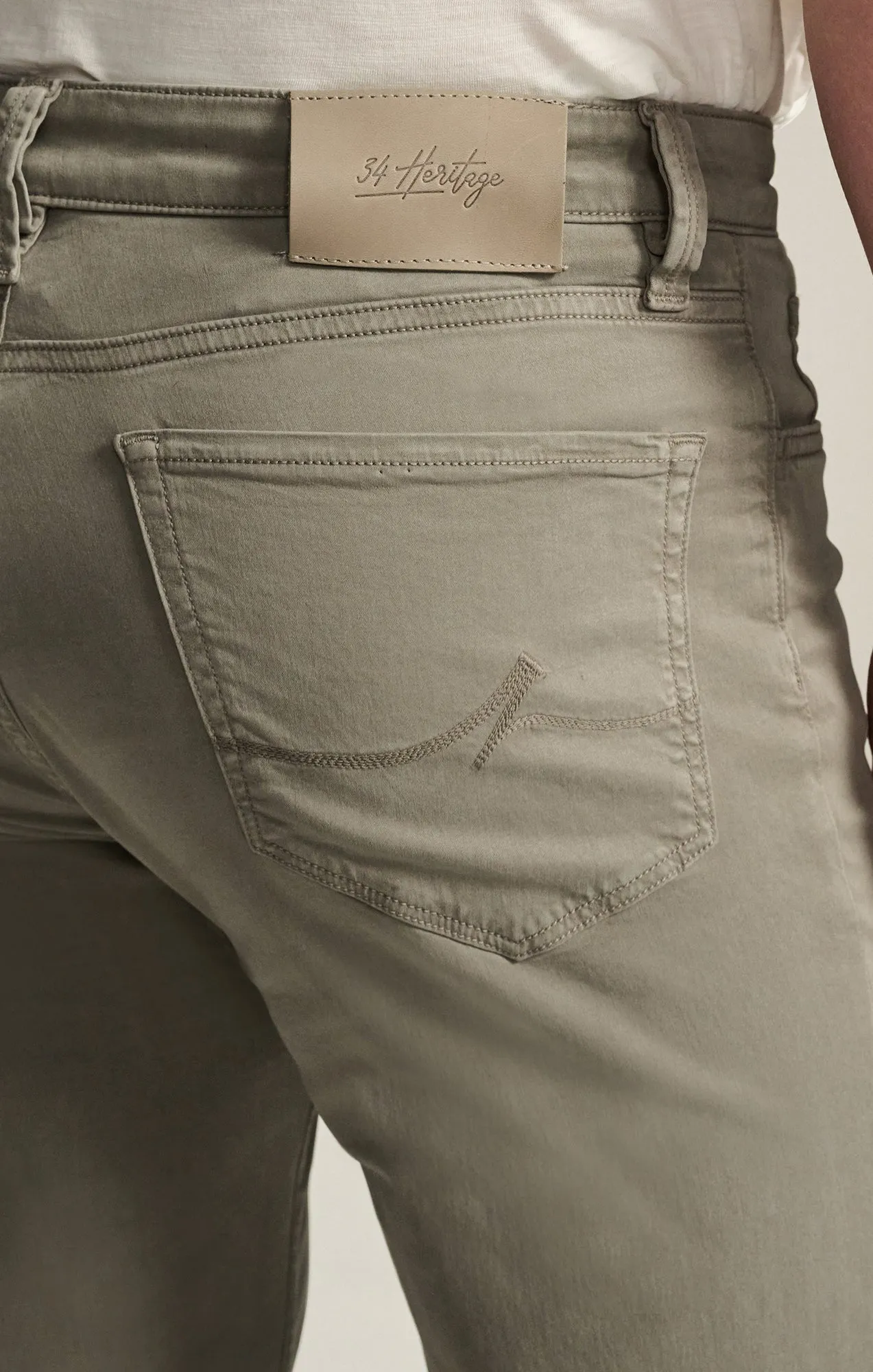 Charisma Relaxed Straight Pants in Storm Twill