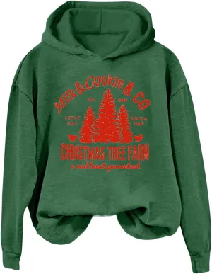 Christmas Sweatshirts for Women Christmas Shirt Xmas Vacation Graphic Casual Long Sleeve Pullover Tops Blouse