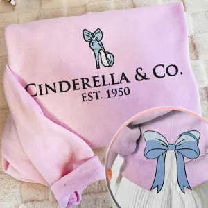 Cinderella Princess Coquette Side Bow Sweatshirt, Retro Trendy Coquete Lover Sweater, Bow Applique Pink Girl Gifts