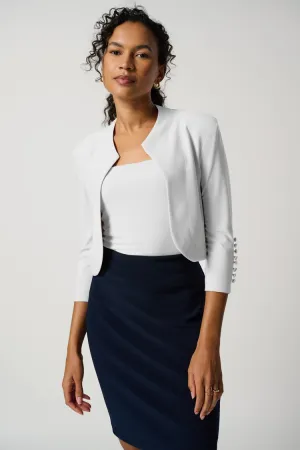 Classic Bolero in White 213707