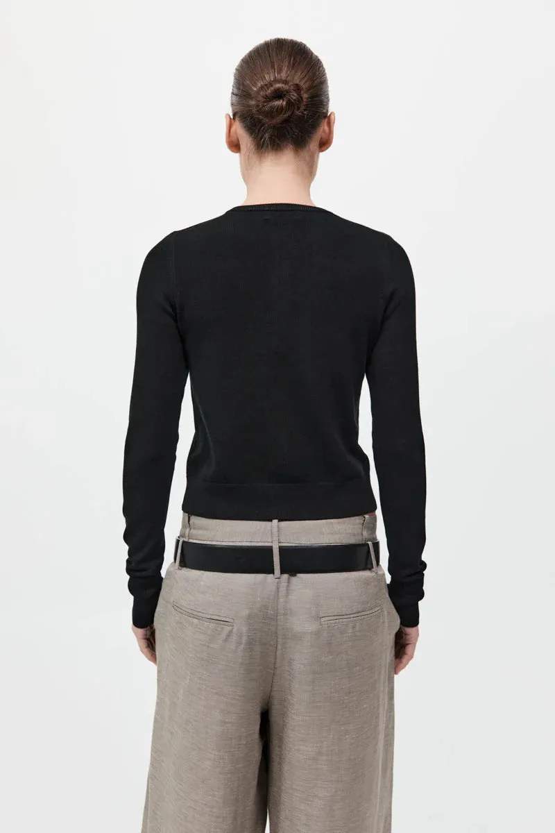 Classic Cardigan in Black