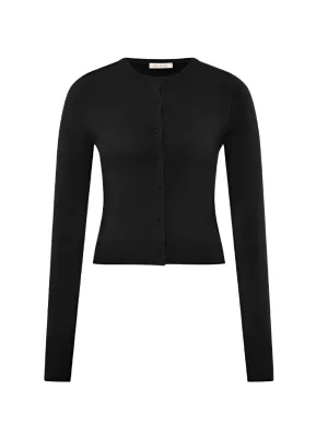 Classic Cardigan in Black
