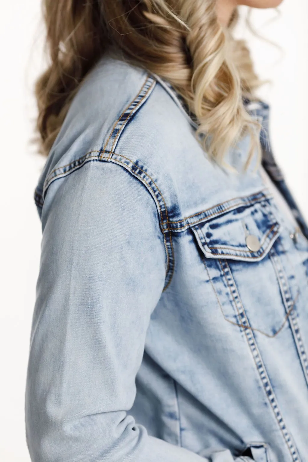CLASSIC DENIM JACKET SNOW WASH