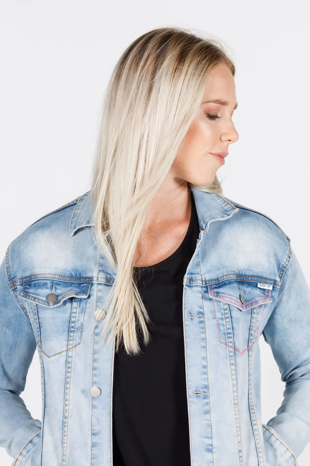 CLASSIC DENIM JACKET SNOW WASH