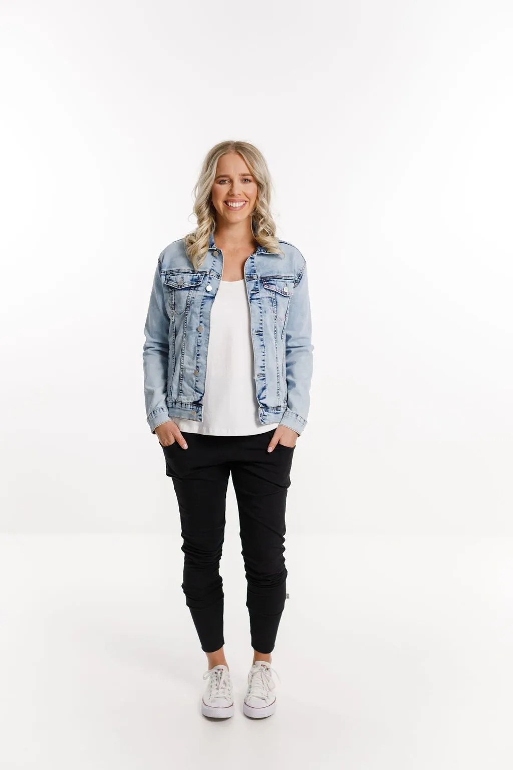 CLASSIC DENIM JACKET SNOW WASH