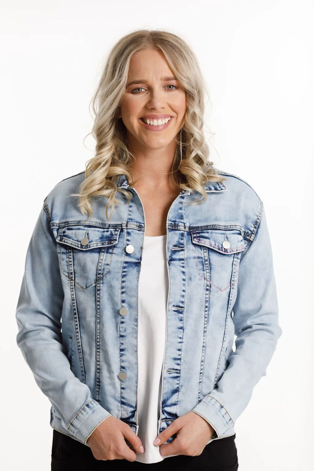 CLASSIC DENIM JACKET SNOW WASH