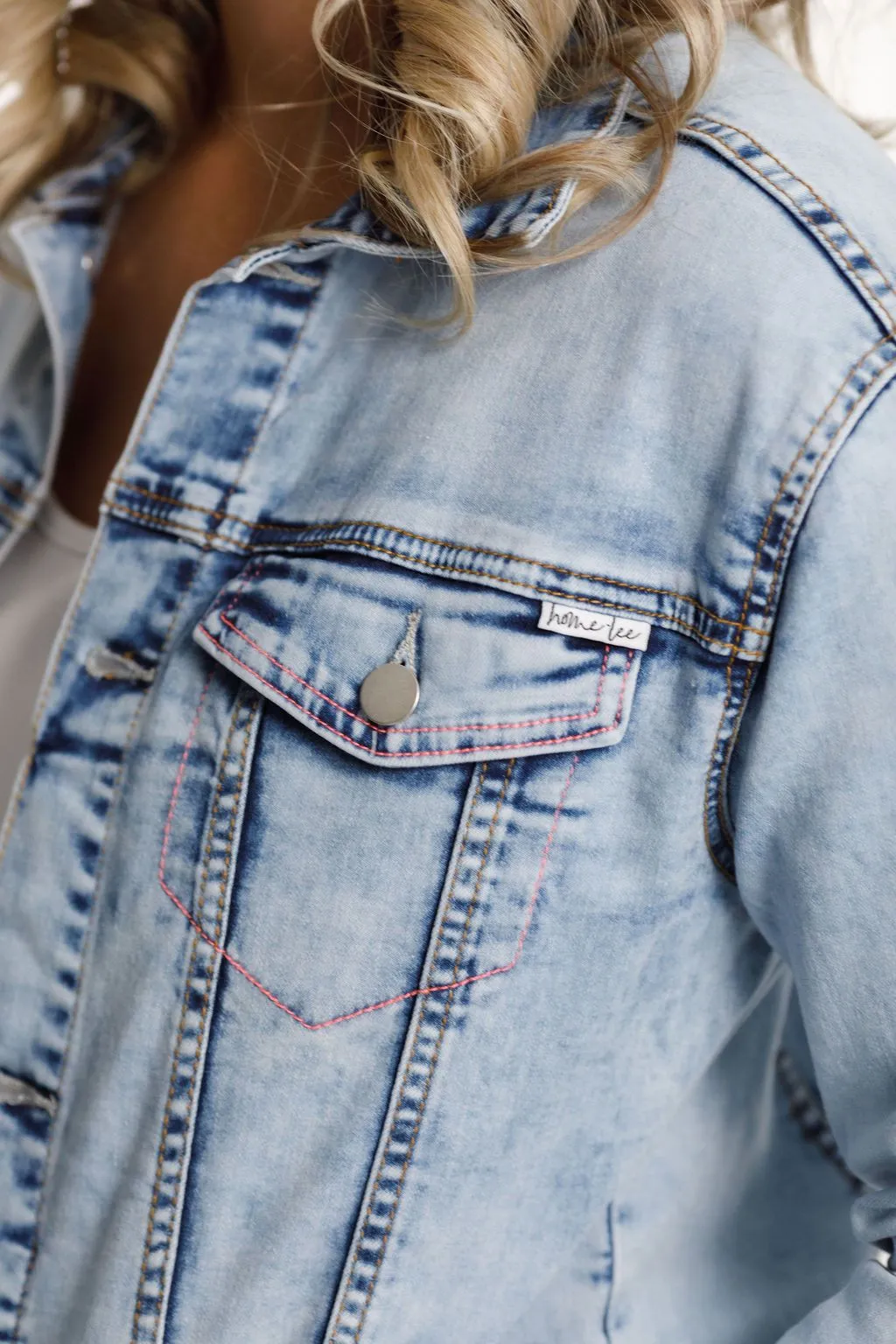 CLASSIC DENIM JACKET SNOW WASH