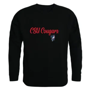 Columbus State University Cougars Script Fleece Crewneck Pullover Sweatshirt