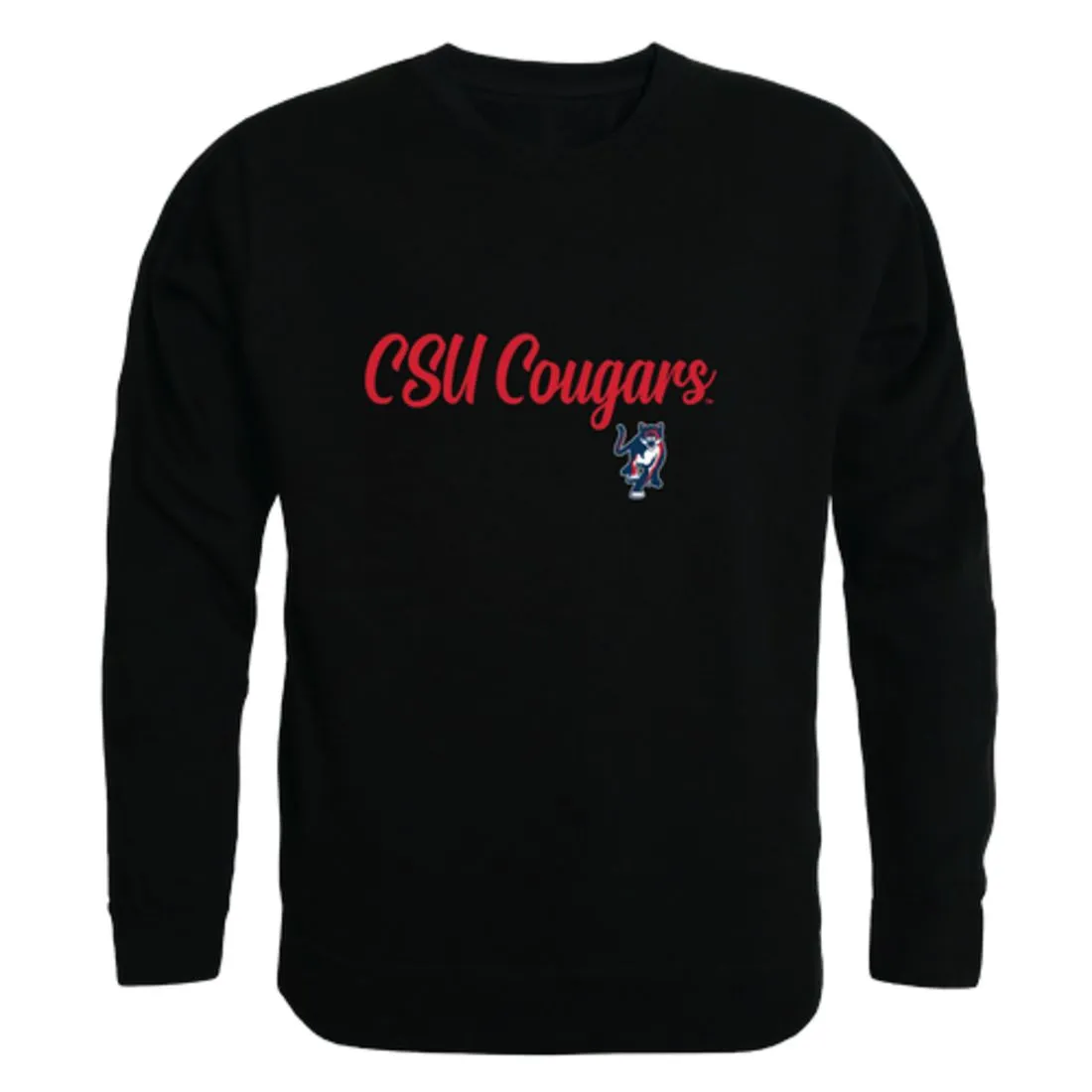 Columbus State University Cougars Script Fleece Crewneck Pullover Sweatshirt