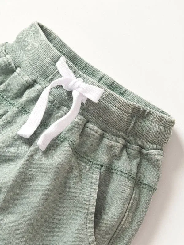 Cotton Jogger - Basil Wash