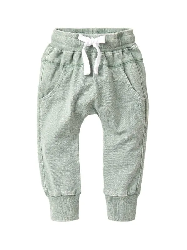 Cotton Jogger - Basil Wash