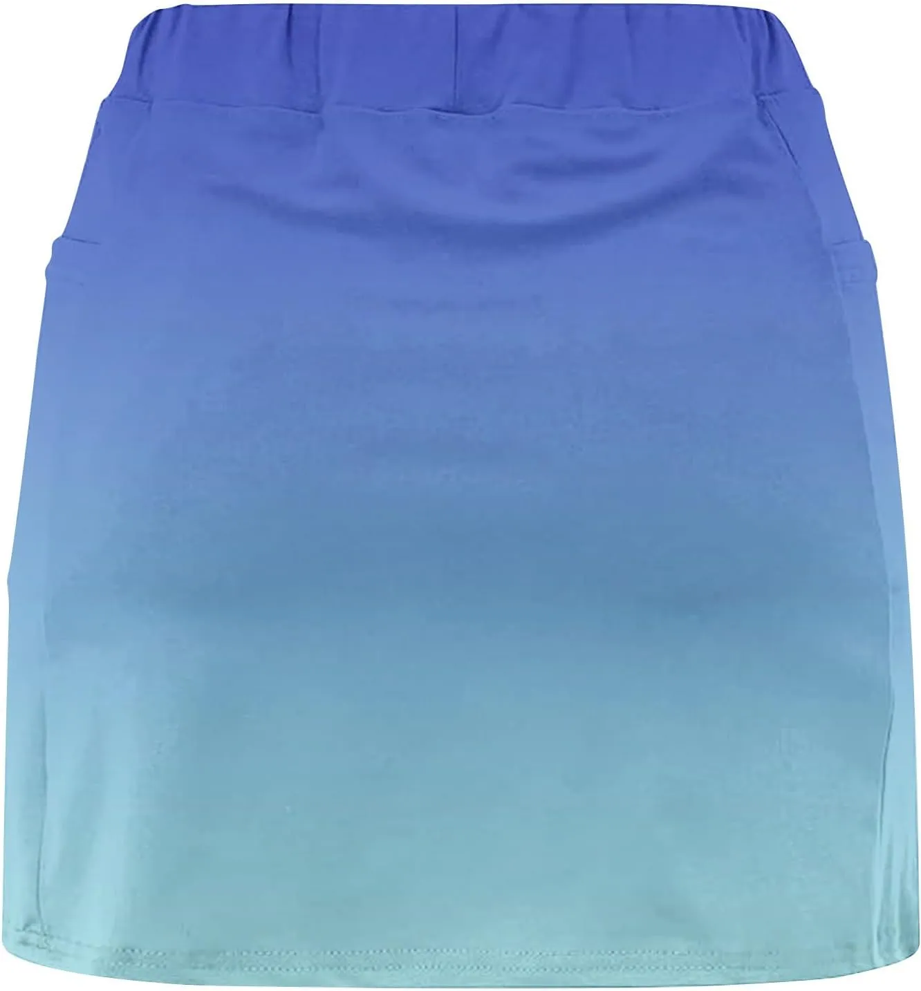 DDAPJ pyju Women's Gradient Athletic Skorts 2025 Trendy Summer High Waist Shorts Plus Size Tennis Skirts with Shorts