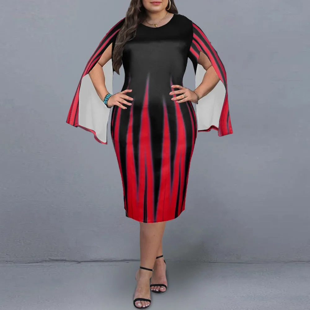 Elegant Mesh Long Sleeve Dress