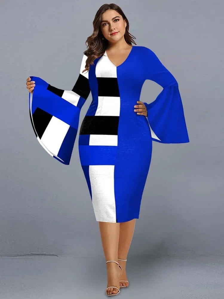 Elegant Mesh Long Sleeve Dress