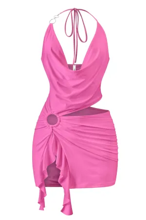 Euphoria Mini Dress (Hot Pink)