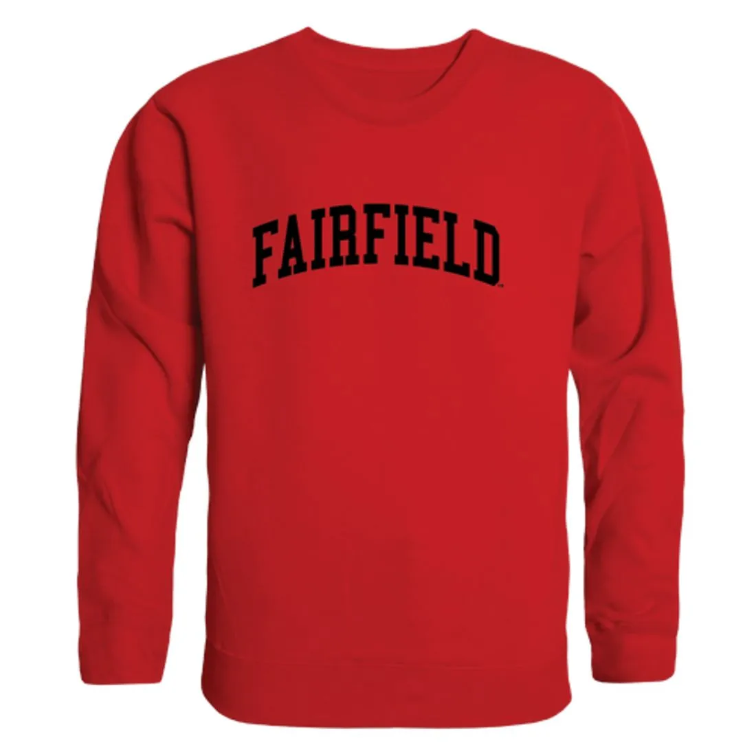Fairfield University Stags Arch Fleece Crewneck Pullover Sweatshirt