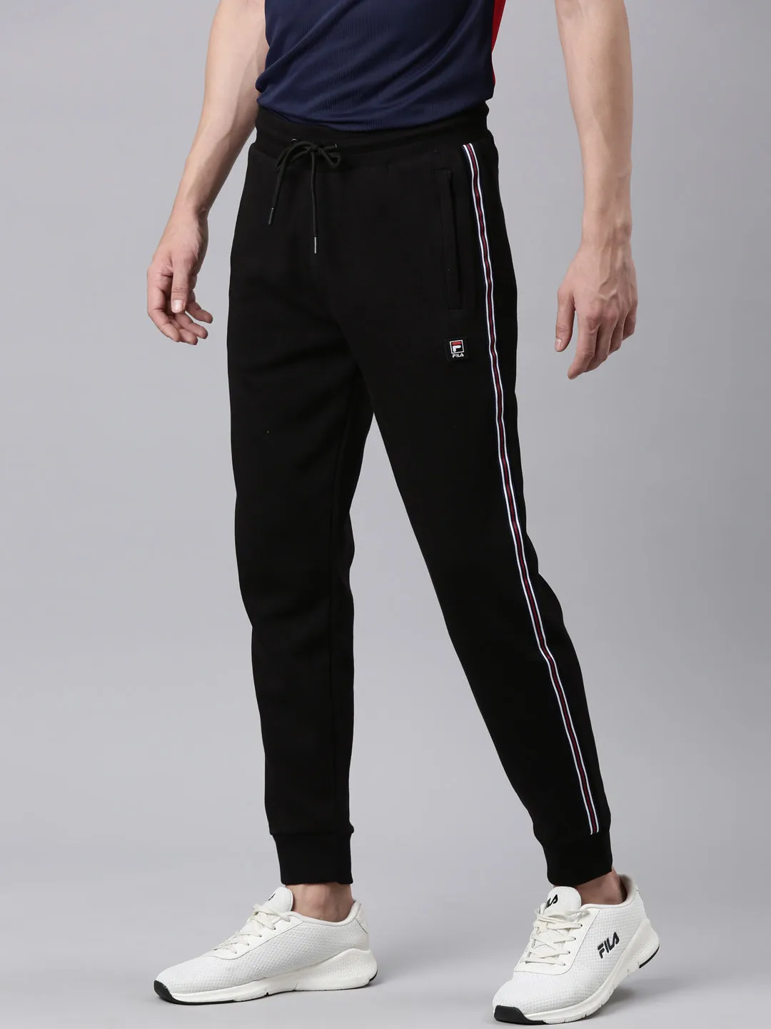 Fila Grey Avulor Men's Ribbed Joggers
