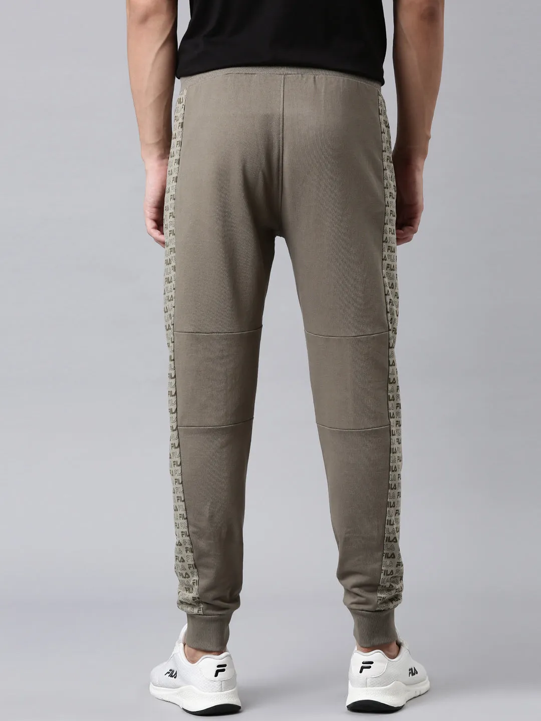 Fila White Ayushi Men's Ankle length Jogger