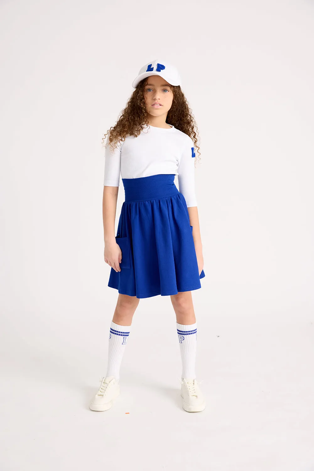 Girls High Waisted Skirt