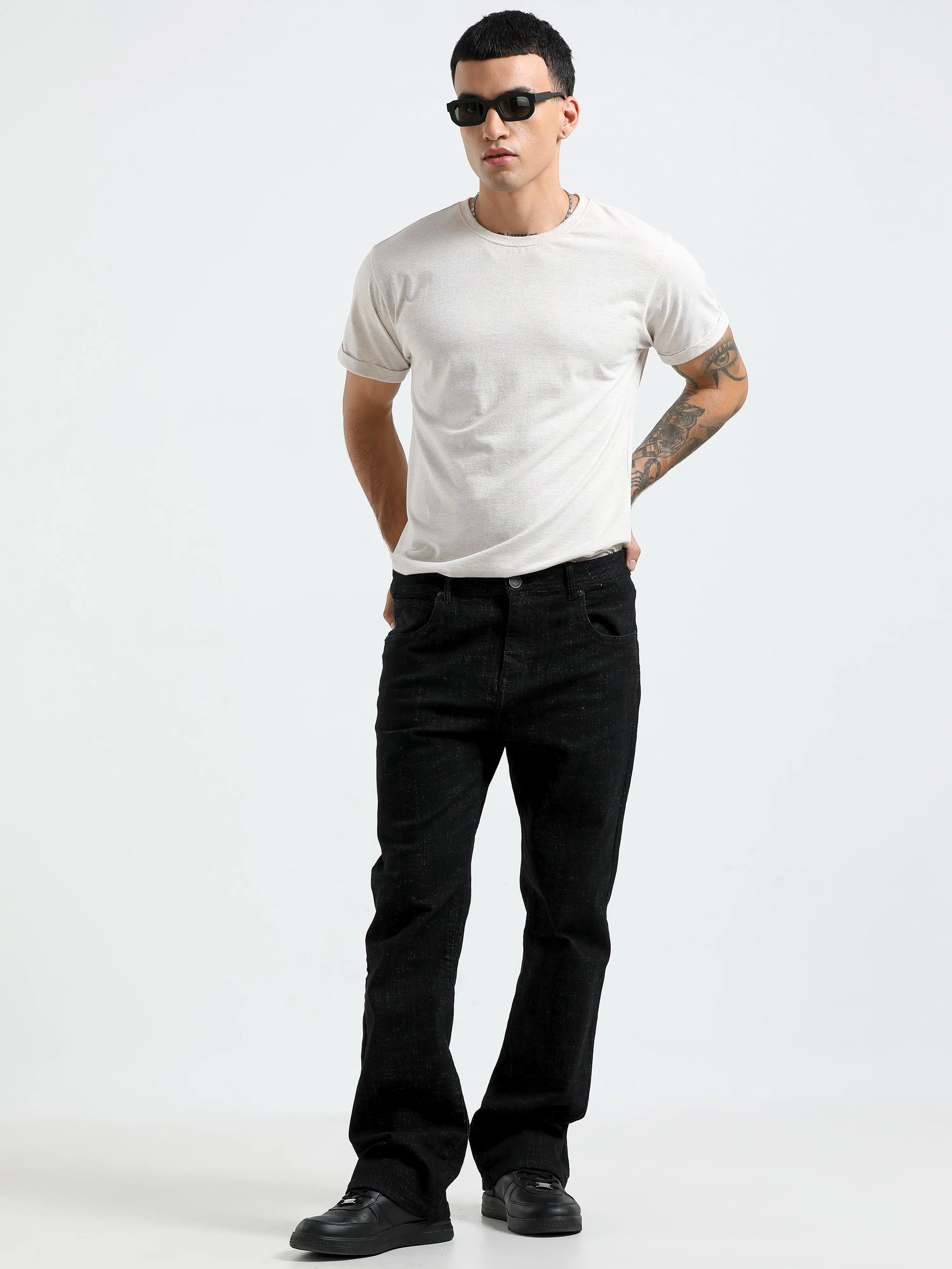 Jammy Boot Cut Jeans - Black Shade