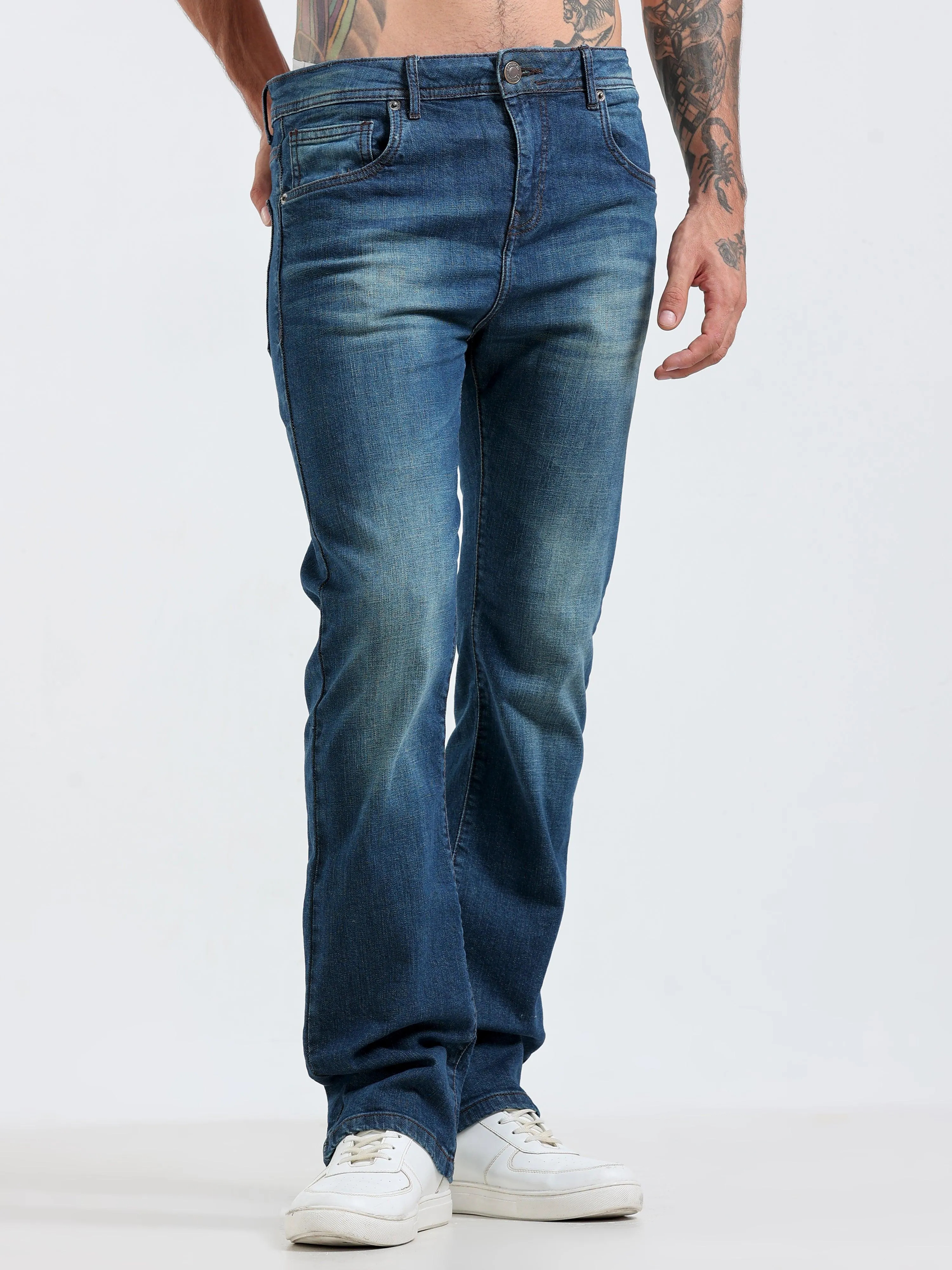 Jammy Boot Cut Jeans - Blue