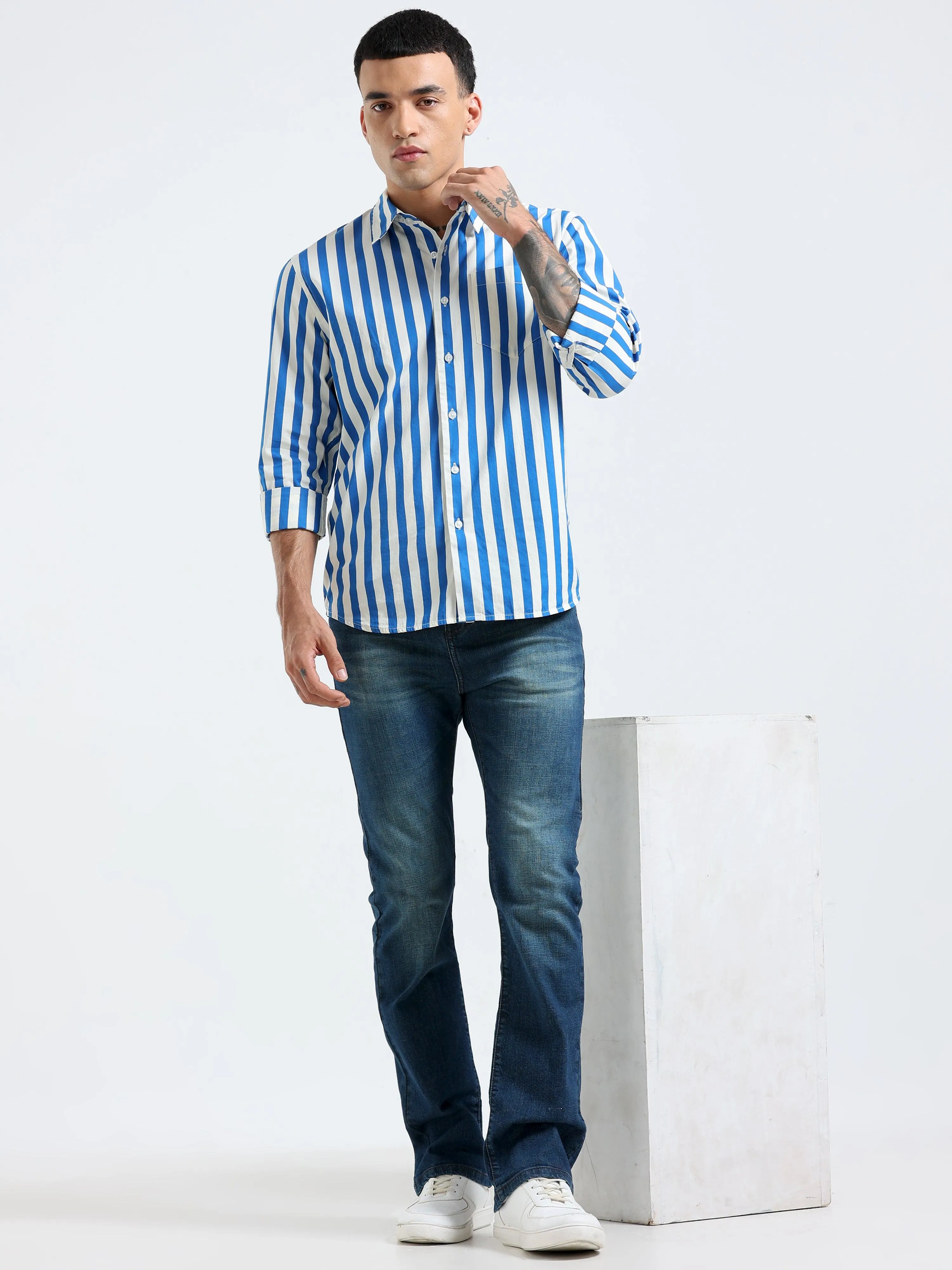 Jammy Boot Cut Jeans - Blue