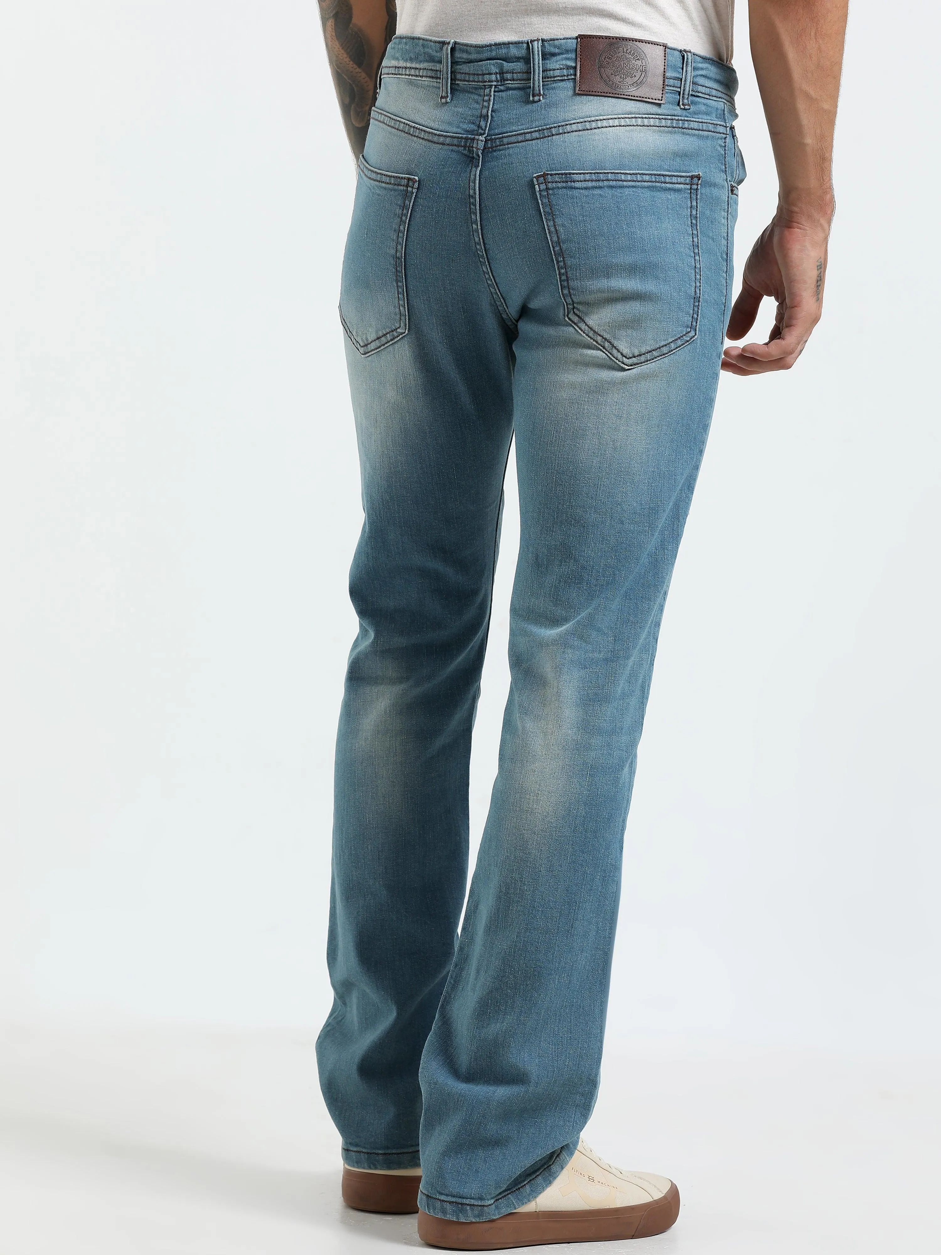 Jammy Boot Cut Jeans - Light Blue