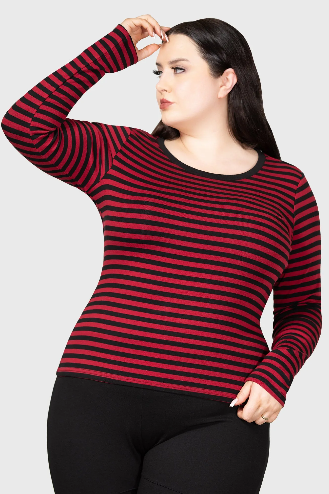 Jett Long Sleeve Top [BLOOD] [PLUS]