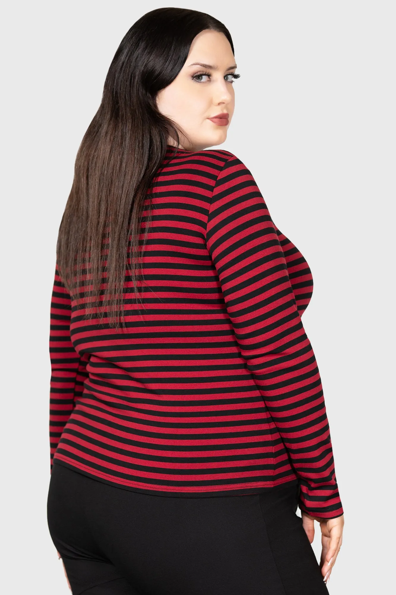 Jett Long Sleeve Top [BLOOD] [PLUS]