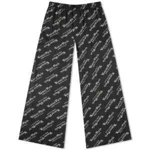 Kenzo Verdy Logo pajama pants, black