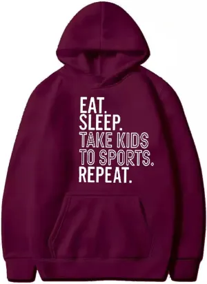 Letter Graphic Print Hoodies for Women Fall Long Sleeve Sweatshirts Drawstring Pullover Tops with Pocket, Large