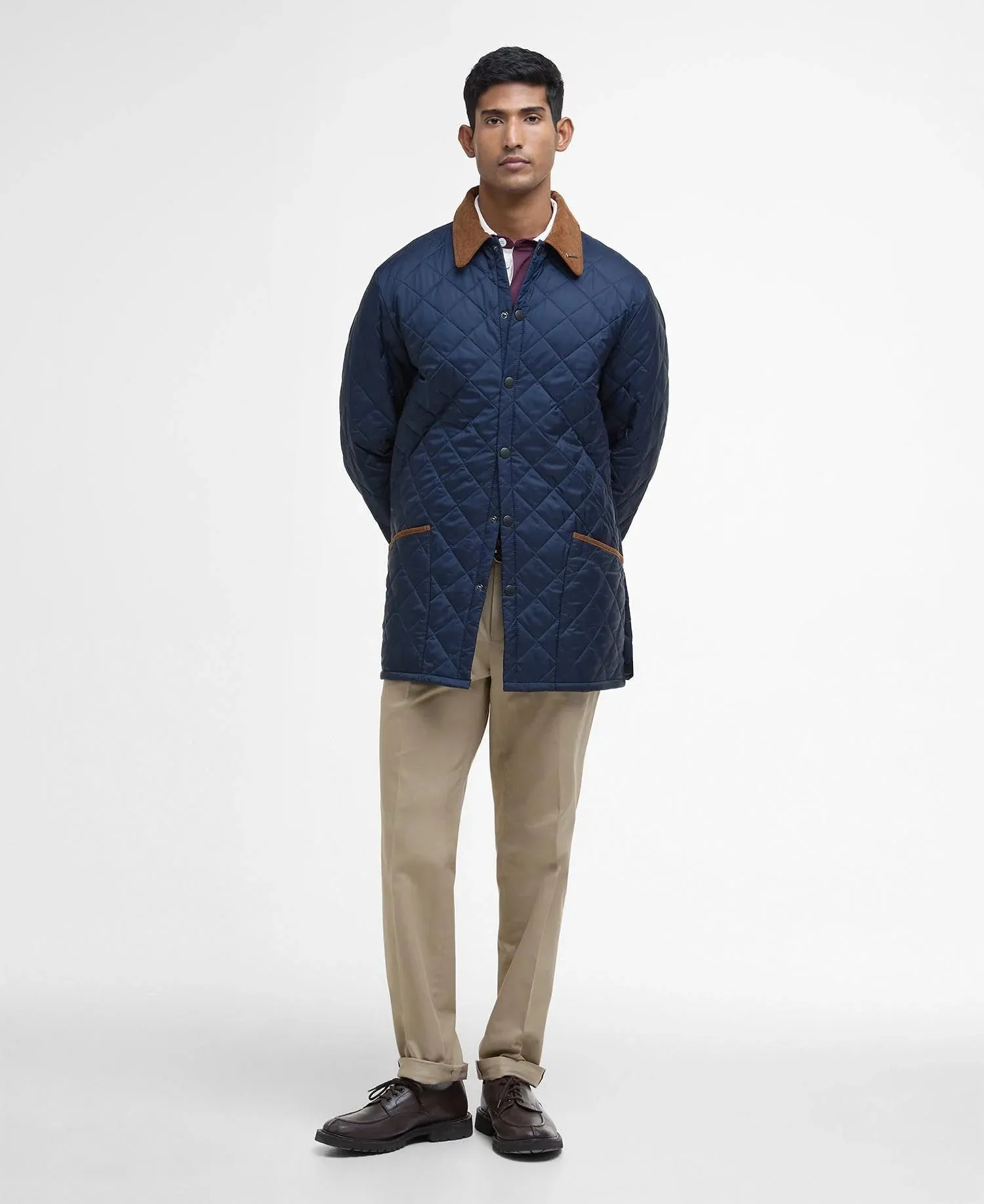 Liddesdale Quilted Jacket-Classic Navy