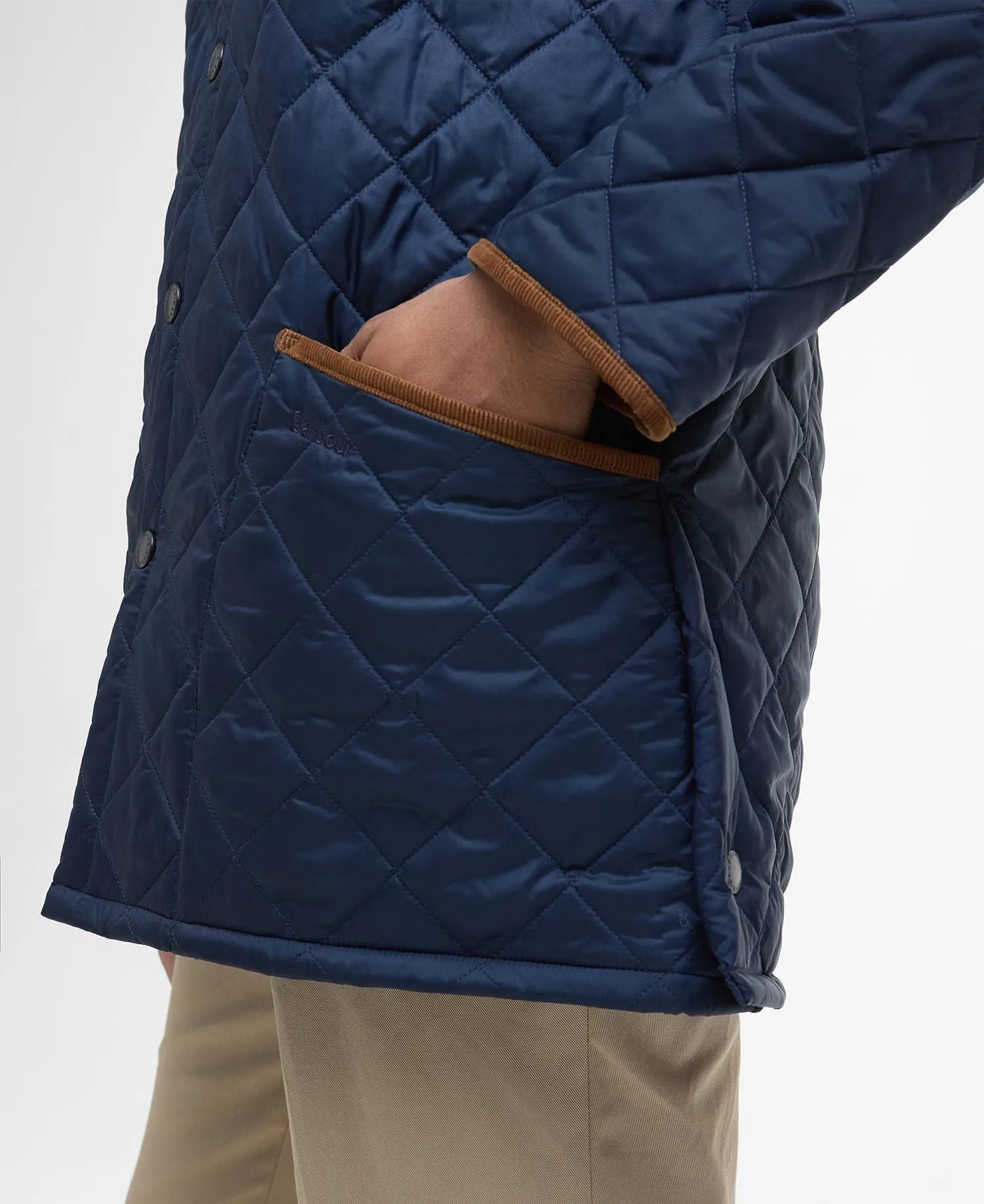 Liddesdale Quilted Jacket-Classic Navy