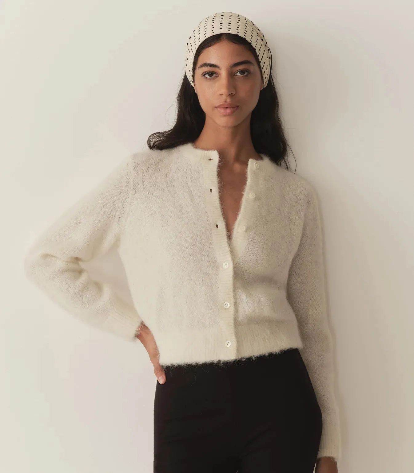 Lillette Cardigan in Salt