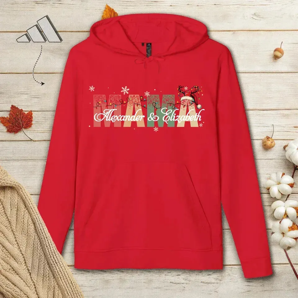 Mama, I Love You, Forever Cherished And Loved - Personalized Gifts For Mom - Unisex Hoodie