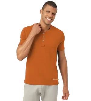 Medallion Gold Henley 2.0 - Half Sleeves (Pack Of 1)