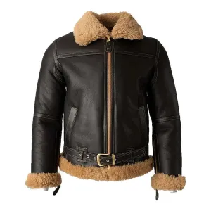 Men's B3 1940s Battle Faux Shearling Bomber Jacket