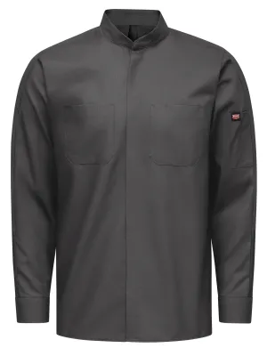 Men's Long Sleeve Two-Tone Pro  Work Shirt with OilBlok and MIMIX™ - SX36 - Charcoal
