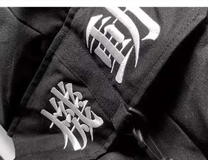 Multi Pocket Hip Hop Pants Men Ribbon Elastic Waist Harajuku Streetwear Joggers Mens Trousers Techwear Pants