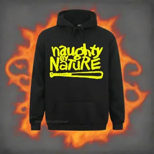 Naughty by Nature 90s Hip-Hop Skateboarding Hoodie – Old School Rap Meets Harajuku Streetwear