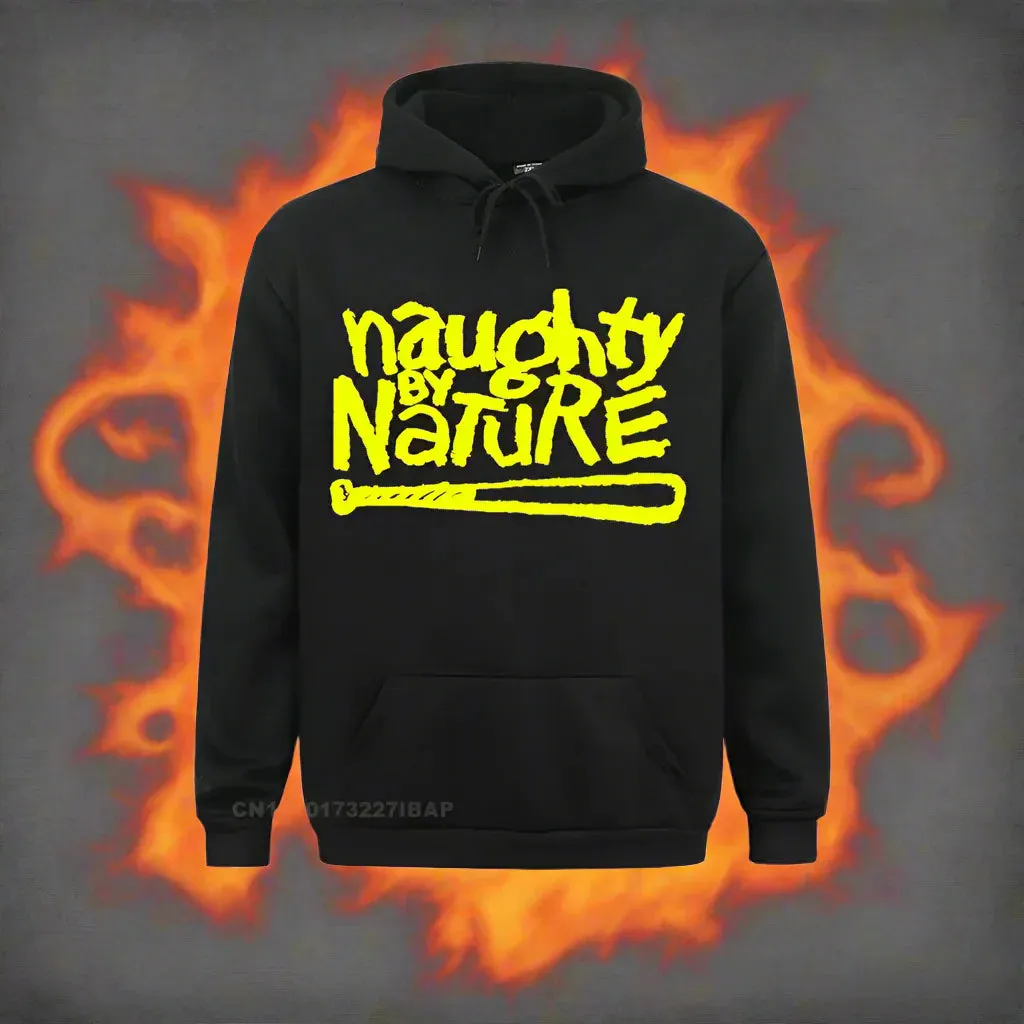 Naughty by Nature 90s Hip-Hop Skateboarding Hoodie – Old School Rap Meets Harajuku Streetwear