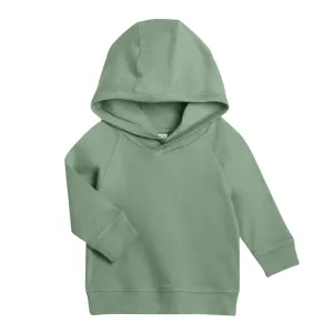 Organic Kid Hooded Pullover Sweatshirt - Thyme