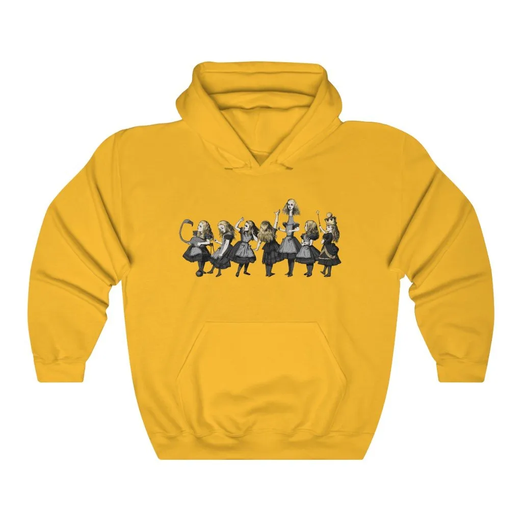Pullover Hoodies-Alice in Wonderland Gifts 101 Gray Series, Gift Idea