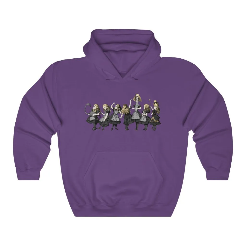 Pullover Hoodies-Alice in Wonderland Gifts 101 Gray Series, Gift Idea